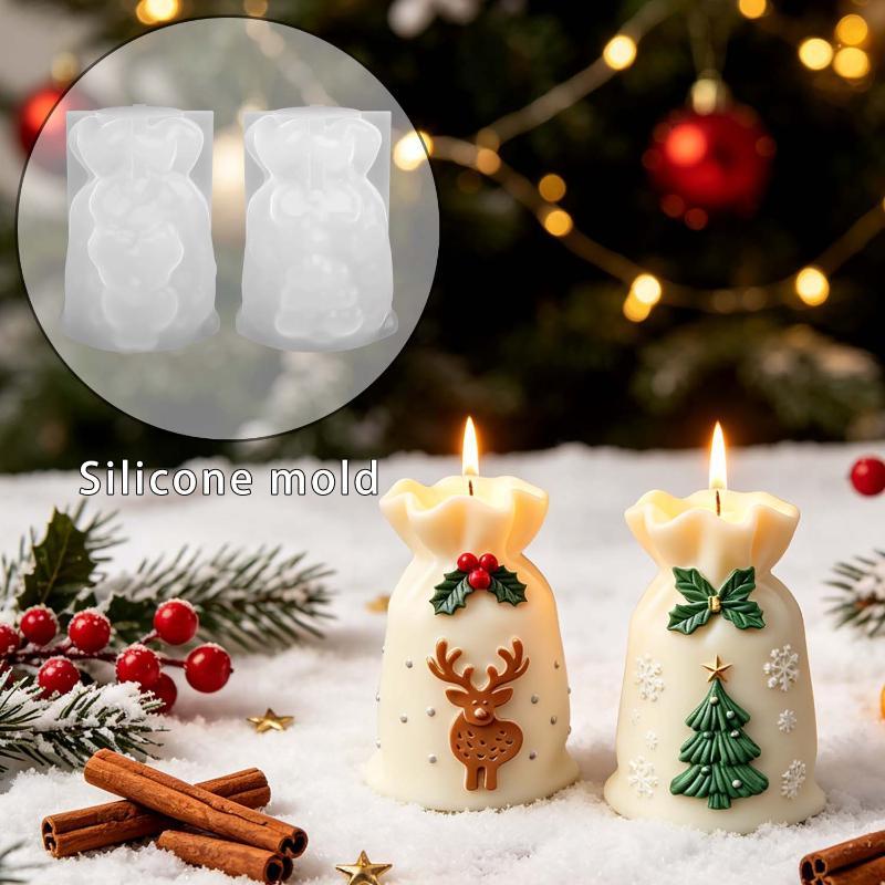Art And Craft For Xmas - Yeniden Kullanılabilir Noel Baba Çuvalı Silikon