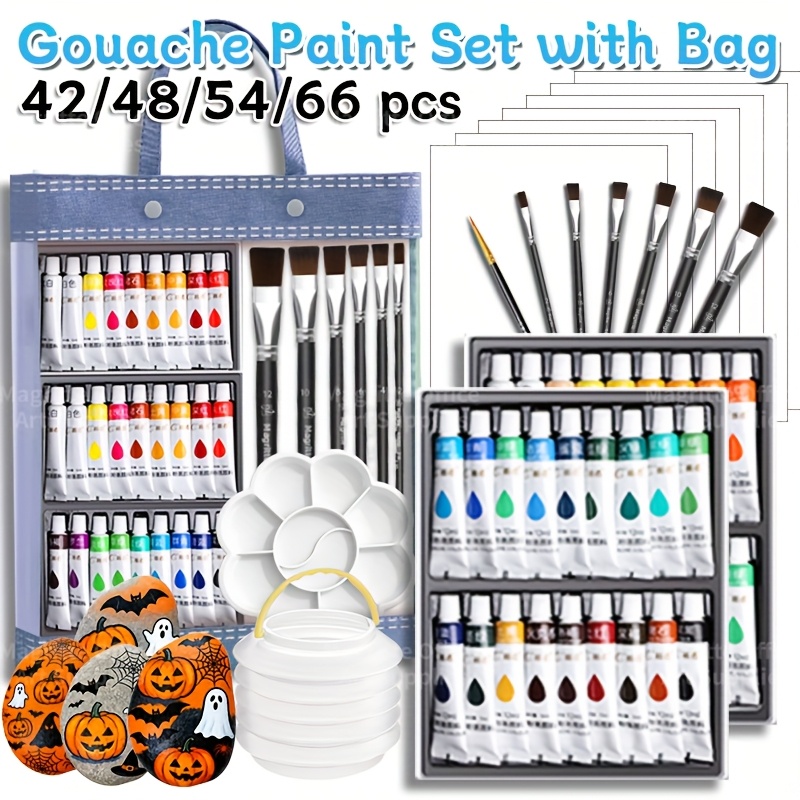 Gouache Paint Set - Okula Dönüş 42/48/54/66 adet Guaj Boya
