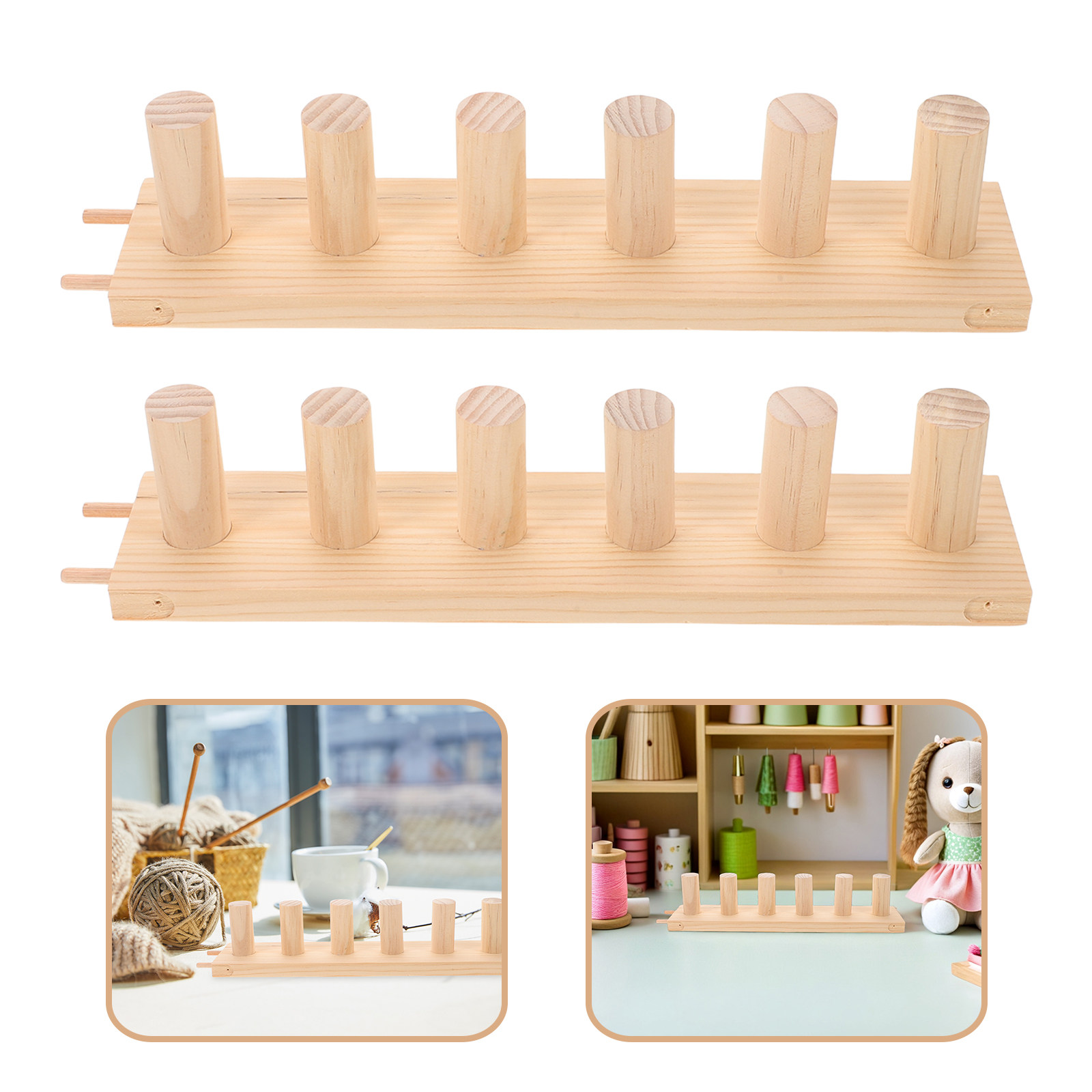 Loom Weaving Frame - Ahşap Örgü Tezgahı, Battaniye Yapımı İçin