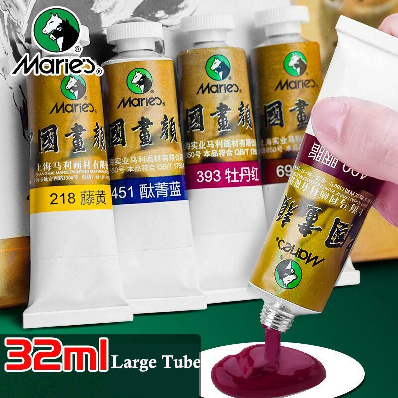 Chinese Art Craft - Marie'nin Çin Boyası 32 ml/Tüpler Suluboya