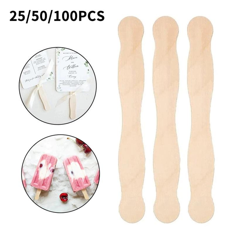 Art Craft With Ice Cream Stick - 25/50/100 adet dondurma buzlu şeker ahşap