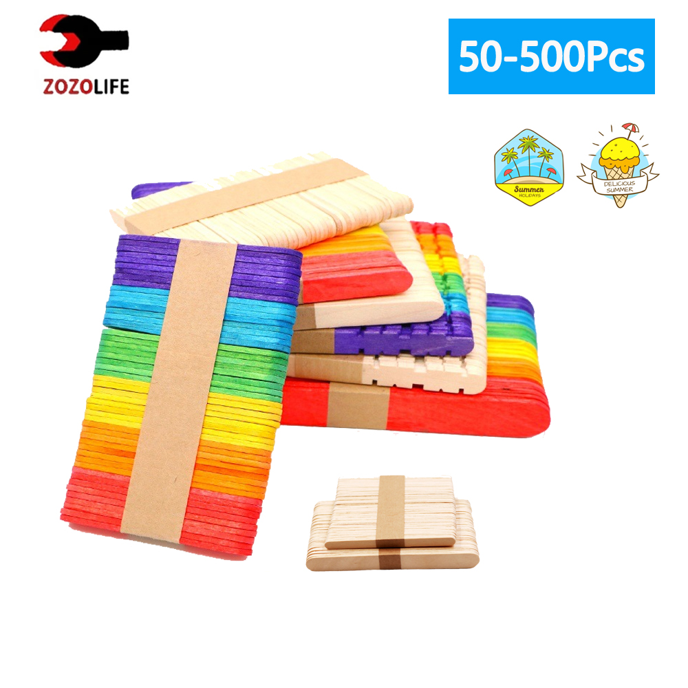 Art Craft With Ice Cream Stick - 30/100/500 adet dondurma buzlu şeker çubukları