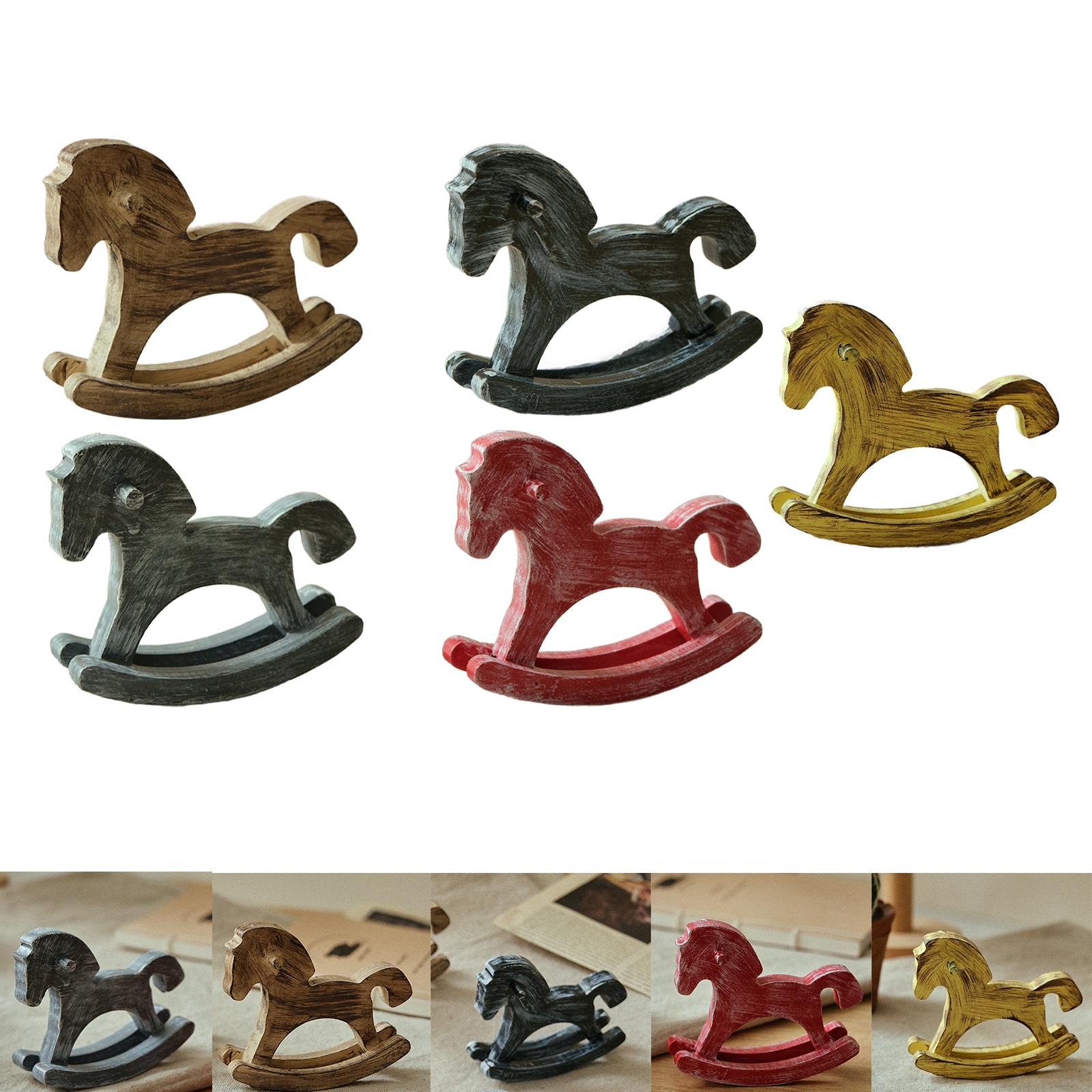 Art Craft Horse - Ahşap Sallanan At Ev Dekorasyonu Hediyelik