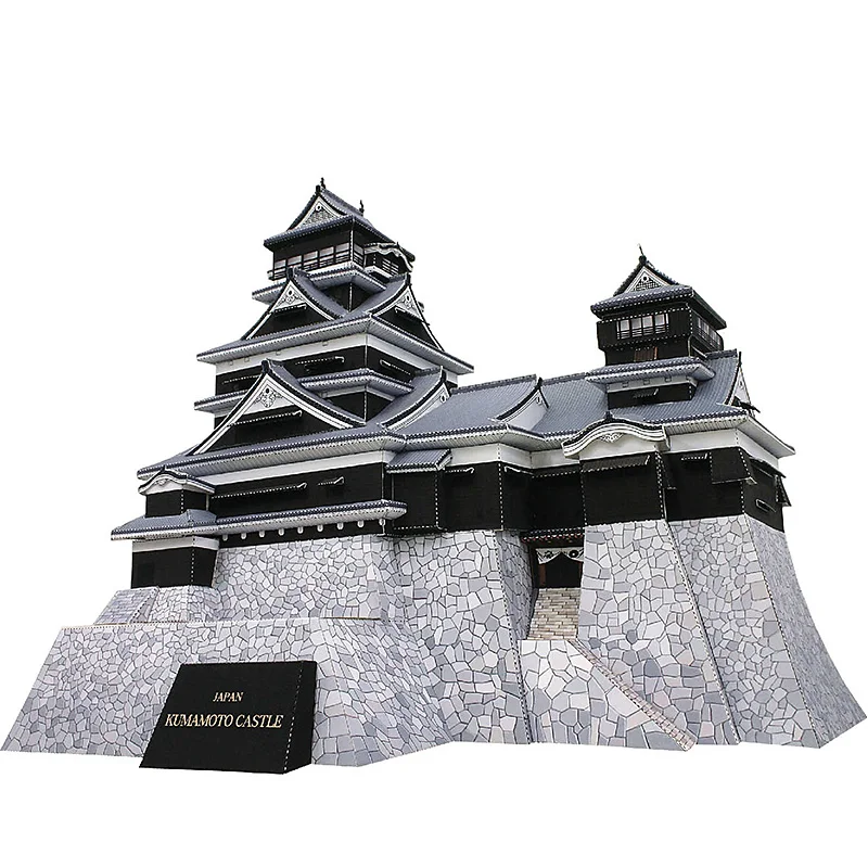 Art Craft Japan - Japonya Kumamoto Kale Mini 3D Kağıt