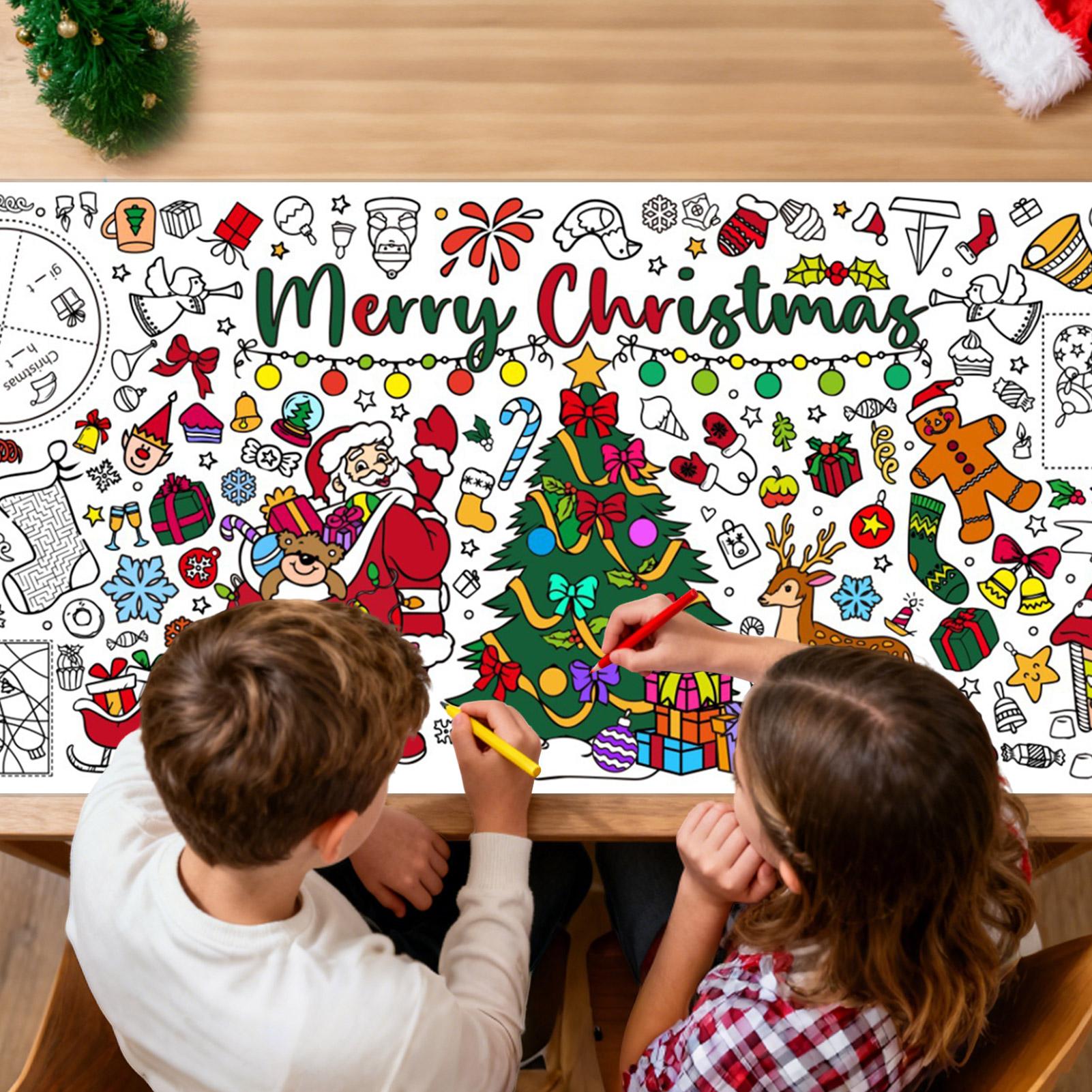 Art And Craft For Xmas - Noel Dev Boyama Posteri Boş Karalama