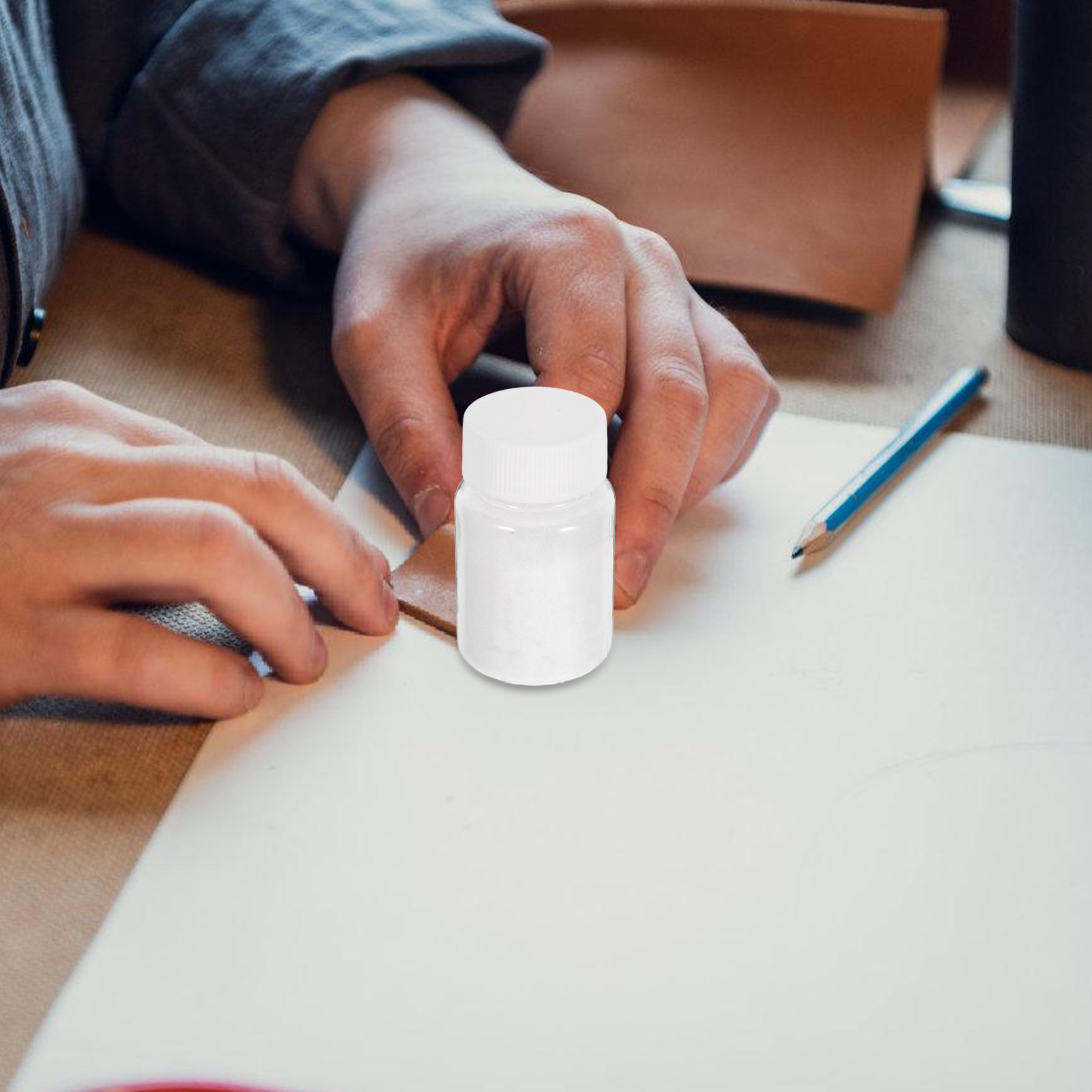 Art Craft Project - 2 Şişe Flok Tozu El Yapımı