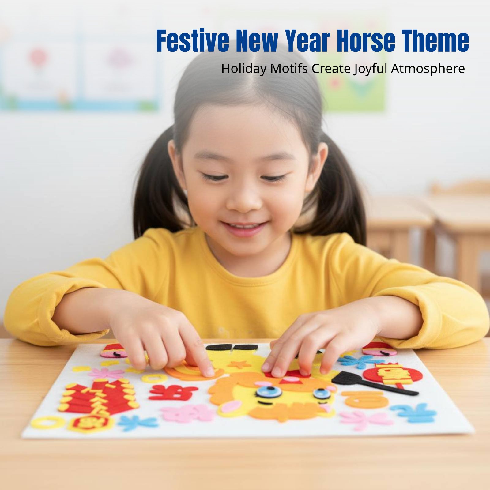 Art Craft Horse - 2026 Yeni Yıl Kendin Yap Kumaş