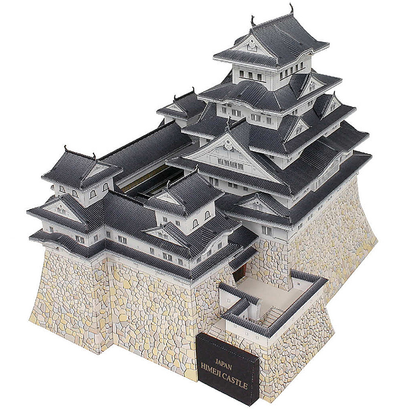 Art Craft Japan - Japonya Himeji kale 3D kağıt modeli
