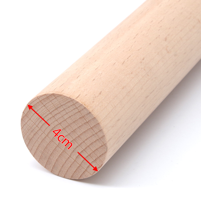 Art Craft With Ice Cream Stick - 50cm L ahşap yuvarlak dondurma çubuğu