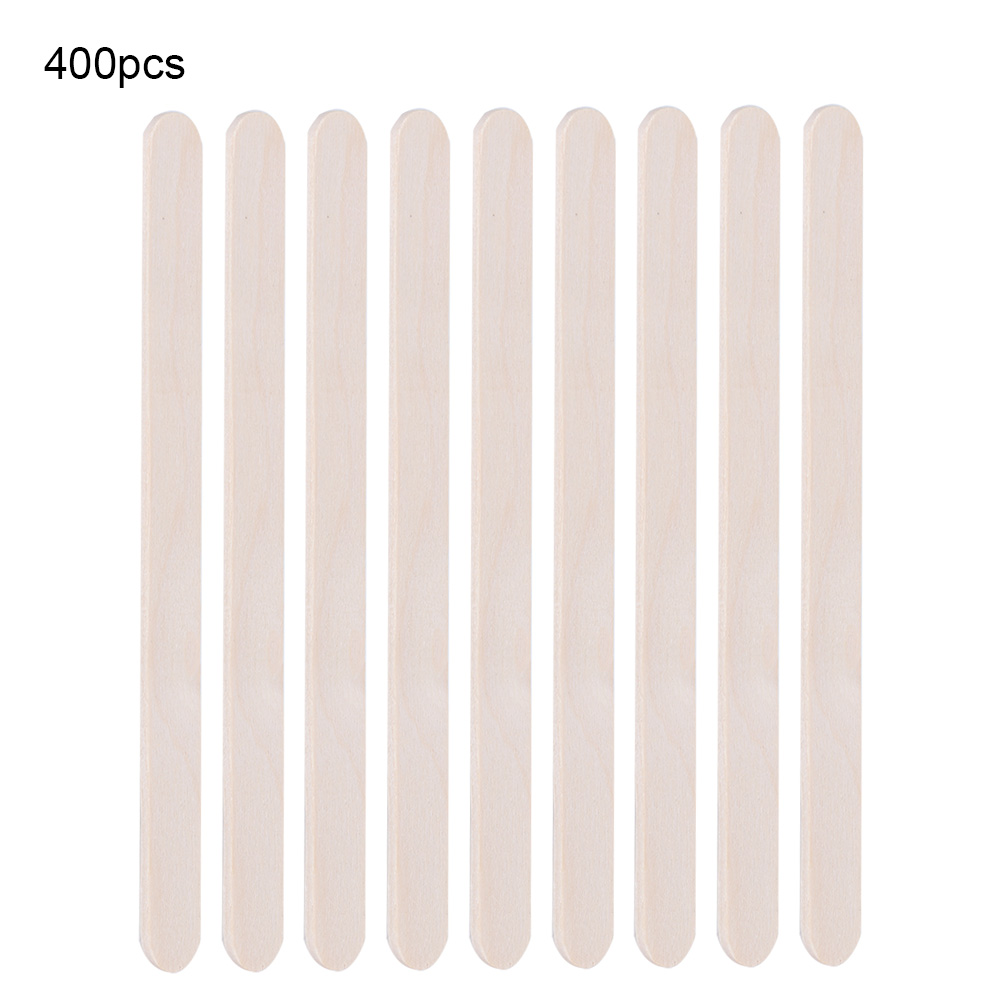 Art Craft With Ice Cream Stick - 400 adet ahşap dondurma çubukları zanaat