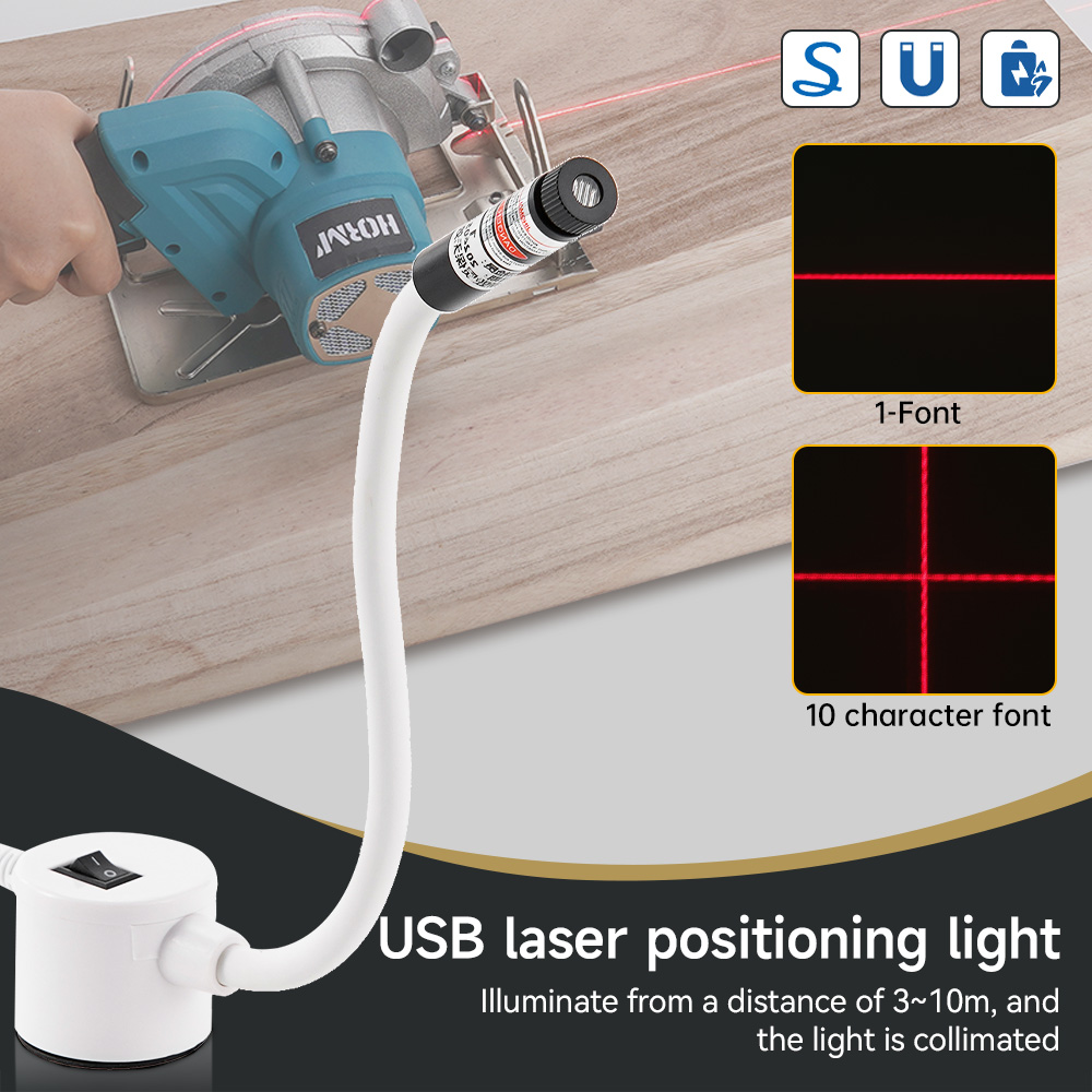 Loom Weaving Frame - USB Powered Kırmızı Lazer Işığı Dikiş