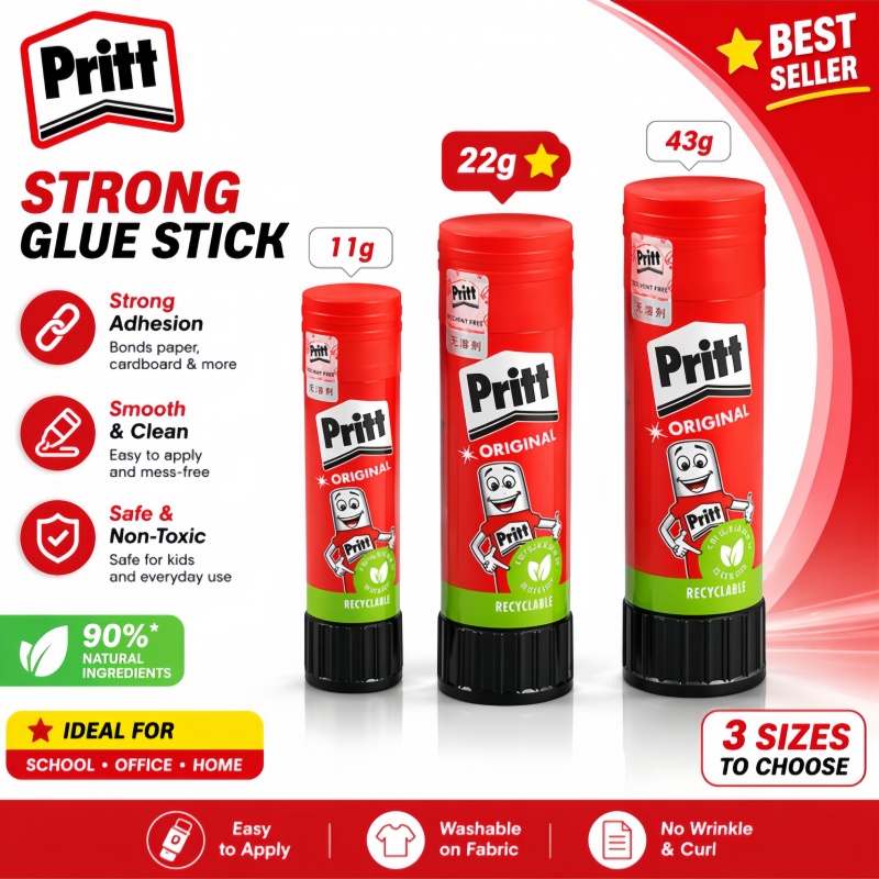 Art Craft 4 Years Old - Orijinal Pritt Tutkal Çubuğu Toksik Olmayan