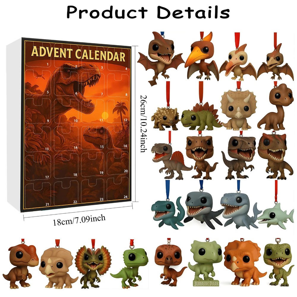 Art Craft Dinosaur - Dinozor Parkı Noel Geri Sayım Takvimi,