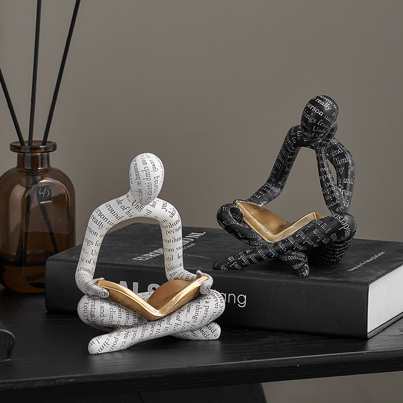 Tv Art And Craft - Okuma portresi süsleri içi boş harflerle