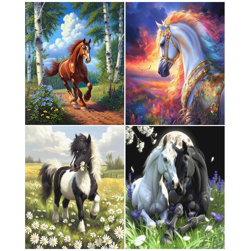 Art Craft Horse - GATYZTORY At Boyama Numaralarına Göre Ev