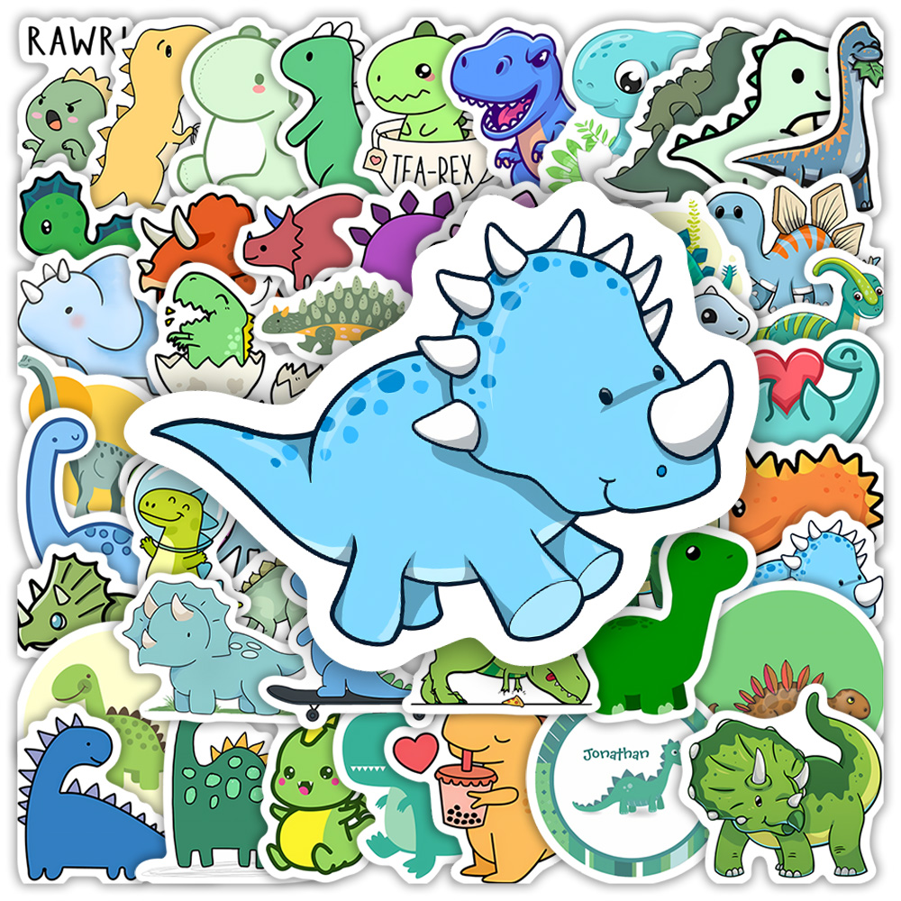 Art Craft Dinosaur - Komik Dinozor Çıkartmalar DIY Hediye Oyuncaklar