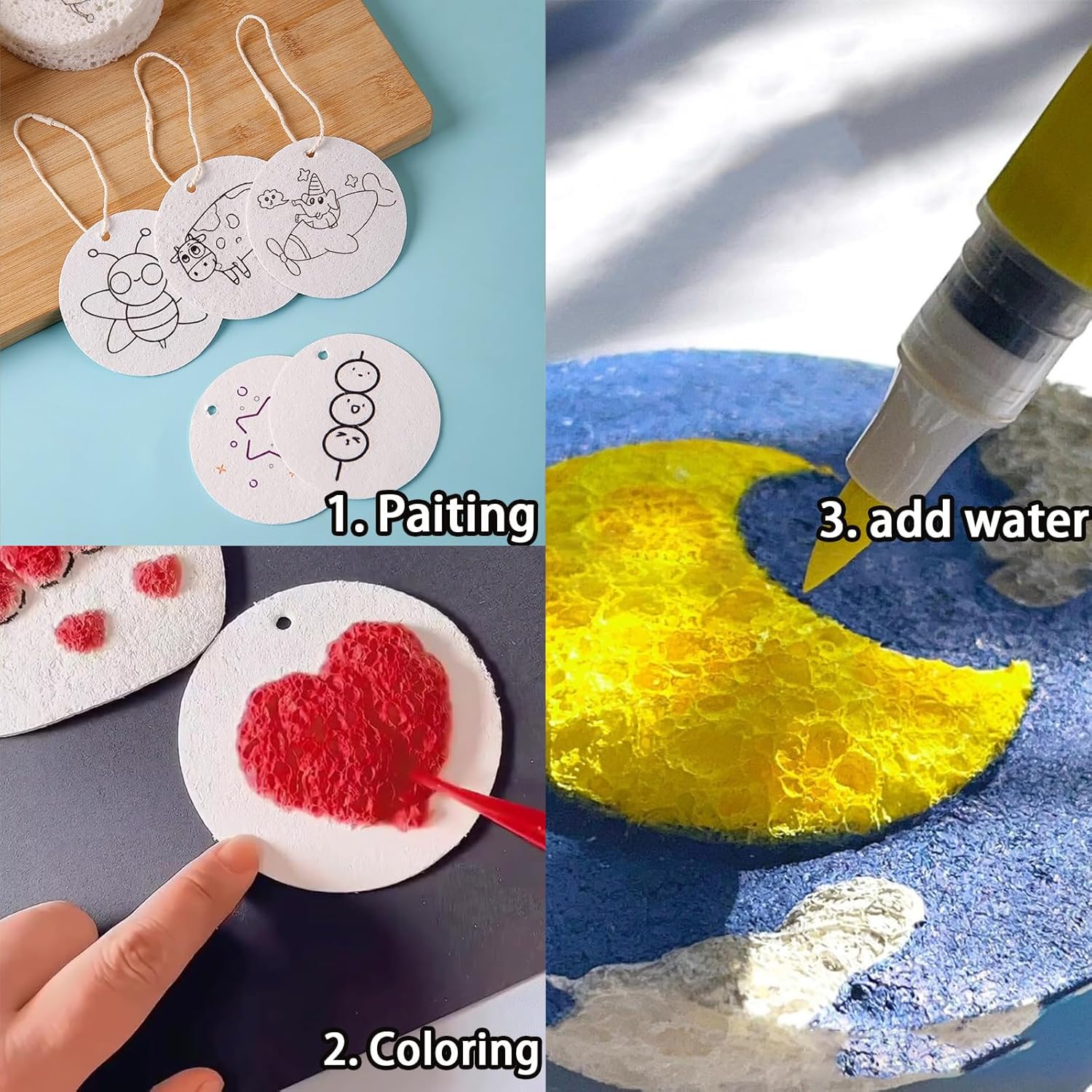Çocuklar için 3D Kabarık Köpük - Art Craft Board incelemesi ve fiyatı