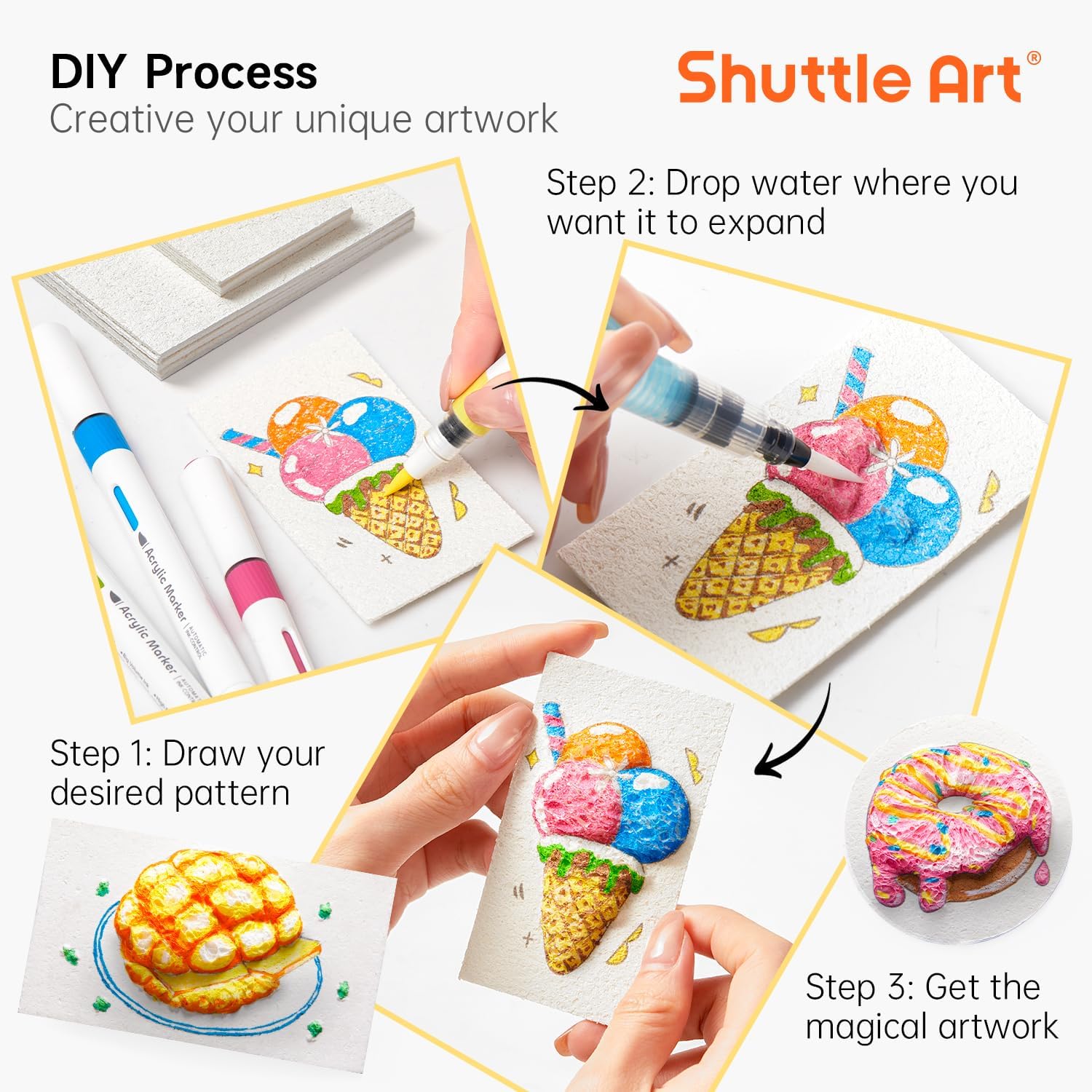 Çocuklar için 3D Kabarık Köpük - Art Craft Board incelemesi ve fiyatı