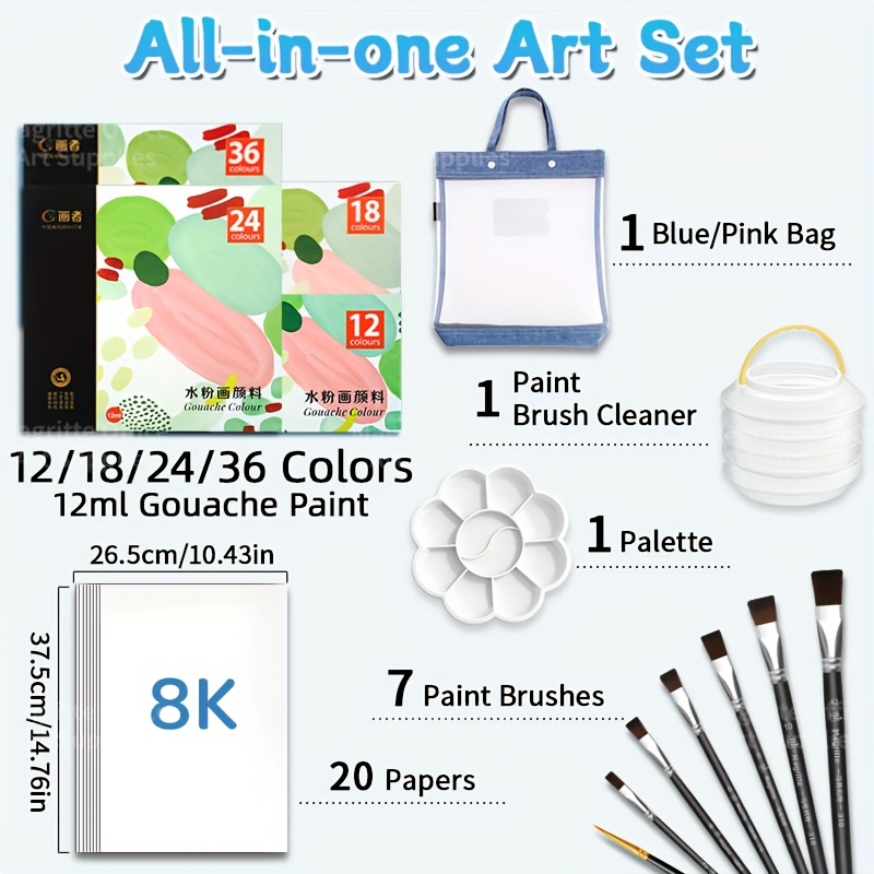 Okula Dönüş 42/48/54/66 adet G - Gouache Paint Set incelemesi ve fiyatı