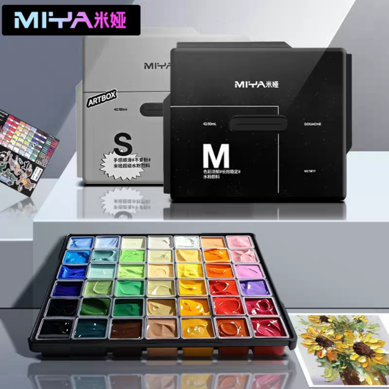 MIYA Guaj Boya Jöle Seti M7 24 - Gouache Paint Set incelemesi ve fiyatı