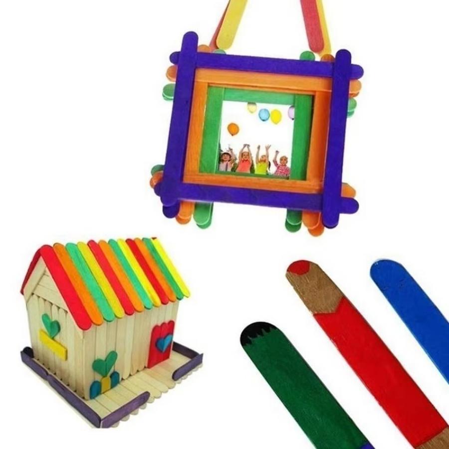 50 Adet Lot Doğal Renkli Ahşap - Art Craft With Ice Cream Stick incelemesi ve fiyatı