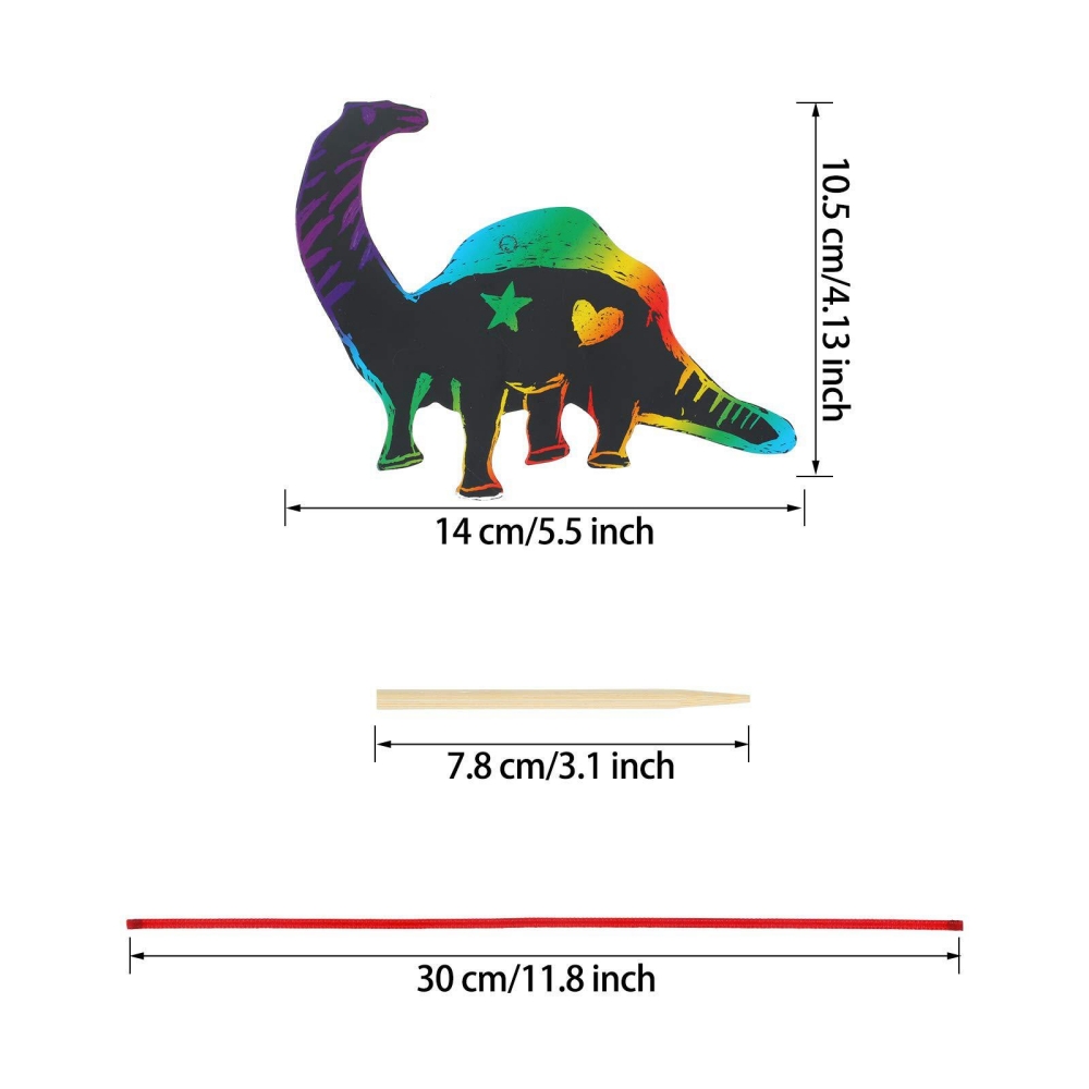 12 Adet Karikatür Dinozor Kazı - Art Craft Dinosaur incelemesi ve fiyatı