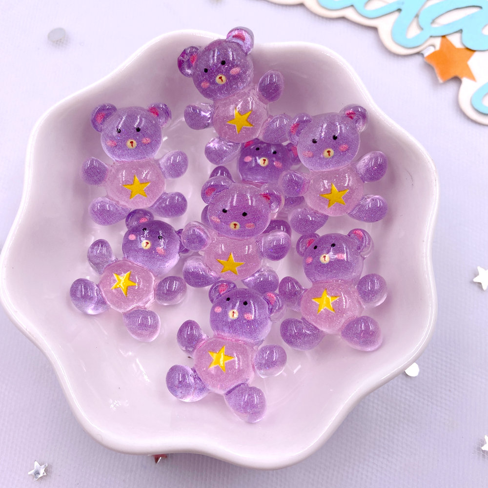 20 adet reçine Glitter Kawaii  - Tv Art And Craft incelemesi ve fiyatı