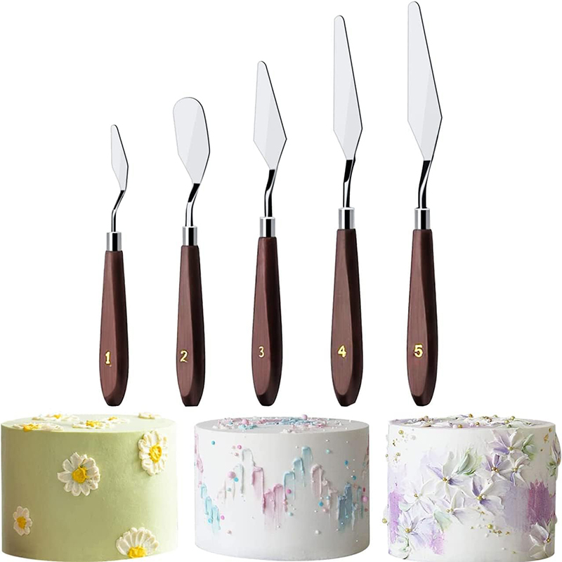 5 adet Kek Krem Spatula Seti P - Painting Knife Palette incelemesi ve fiyatı