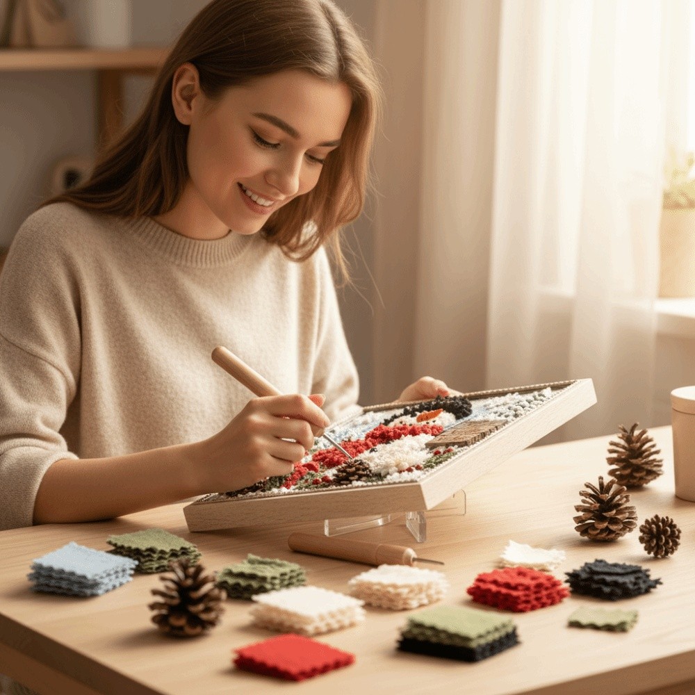 Dikişsiz Noel Poke Sanatı Kola - Art And Craft For Xmas incelemesi ve fiyatı