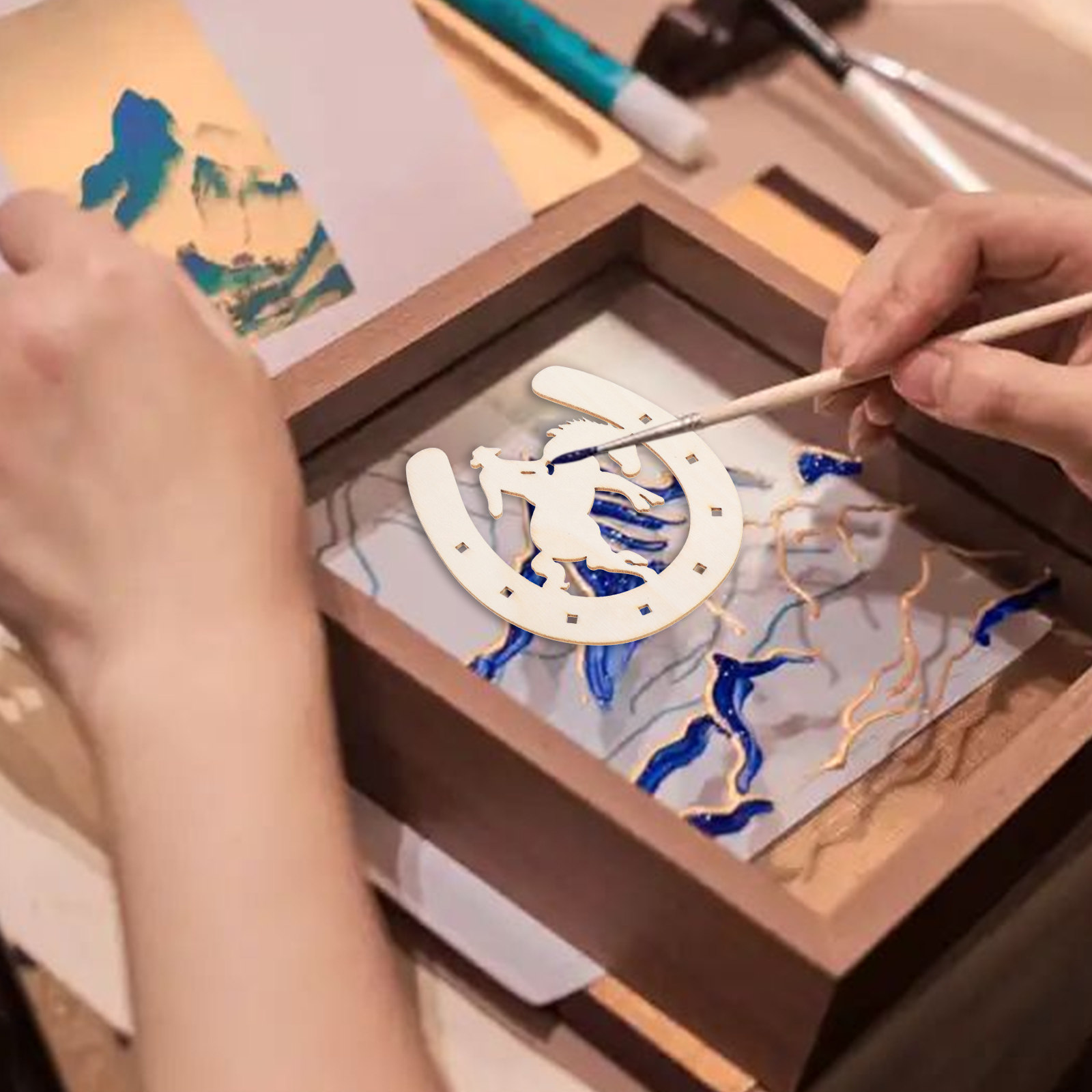 20 adet ahşap at nalı kesikler - Art Craft Horse incelemesi ve fiyatı