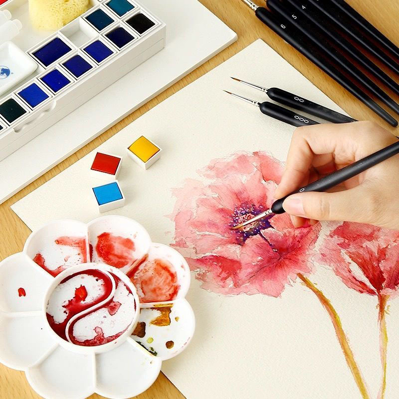 Kanca Uçlu Kalem Suluboya Clab - Gouache Paint Set incelemesi ve fiyatı