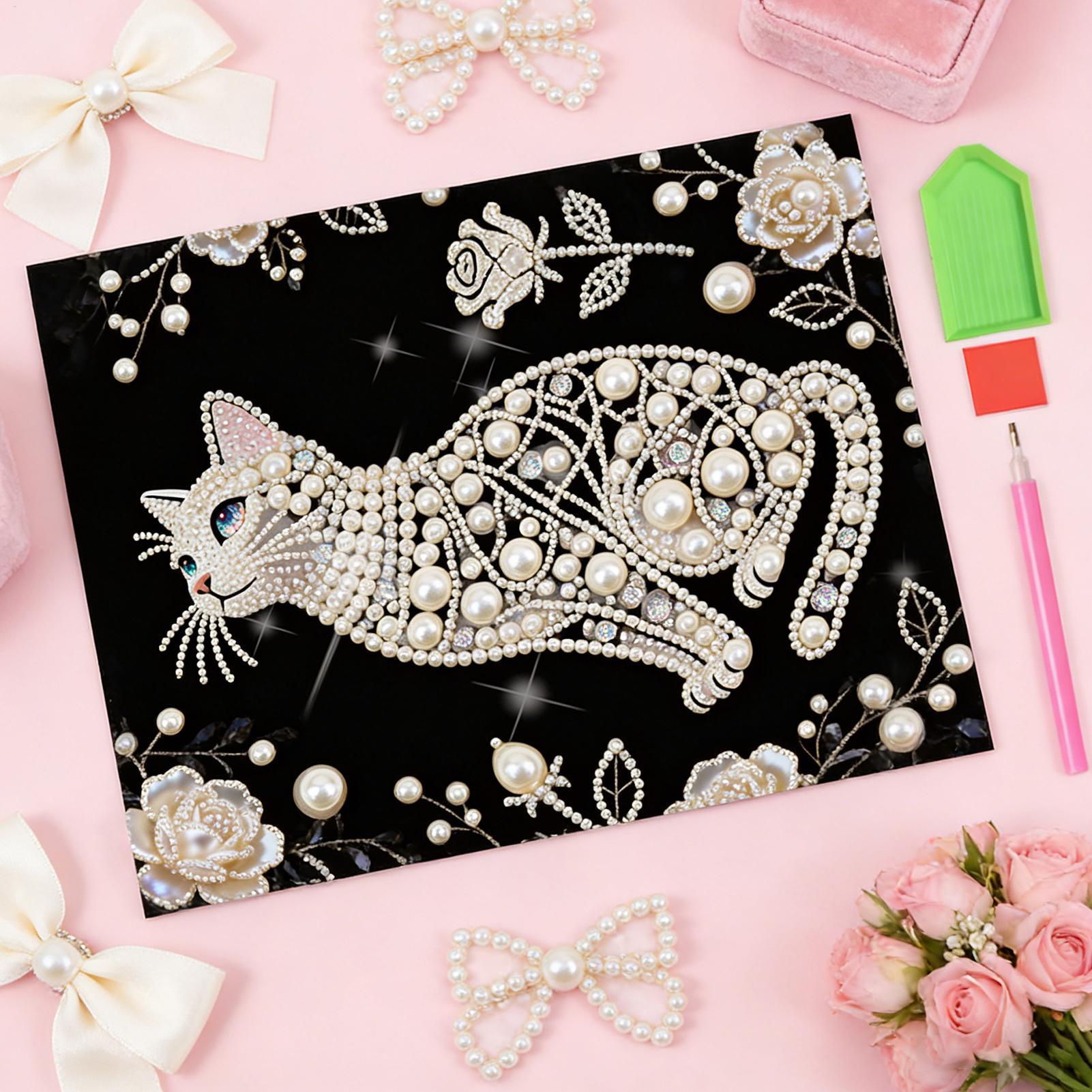 Kedi Şeklinde İnci Boyama Kitl - Art And Craft For Mother'S Day incelemesi ve fiyatı