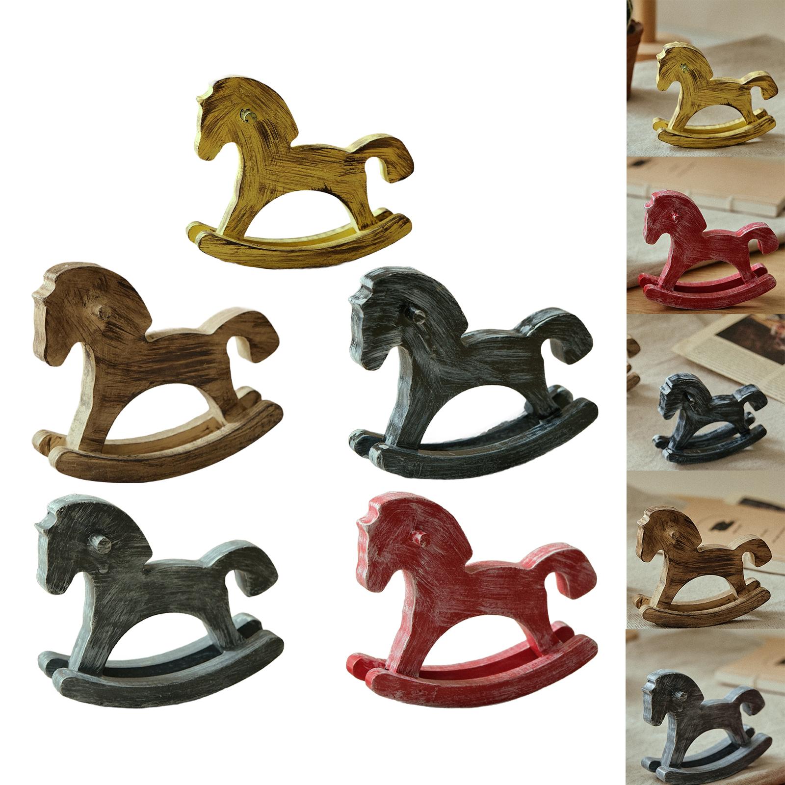 Ahşap Sallanan At Ev Dekorasyo - Art Craft Horse incelemesi ve fiyatı