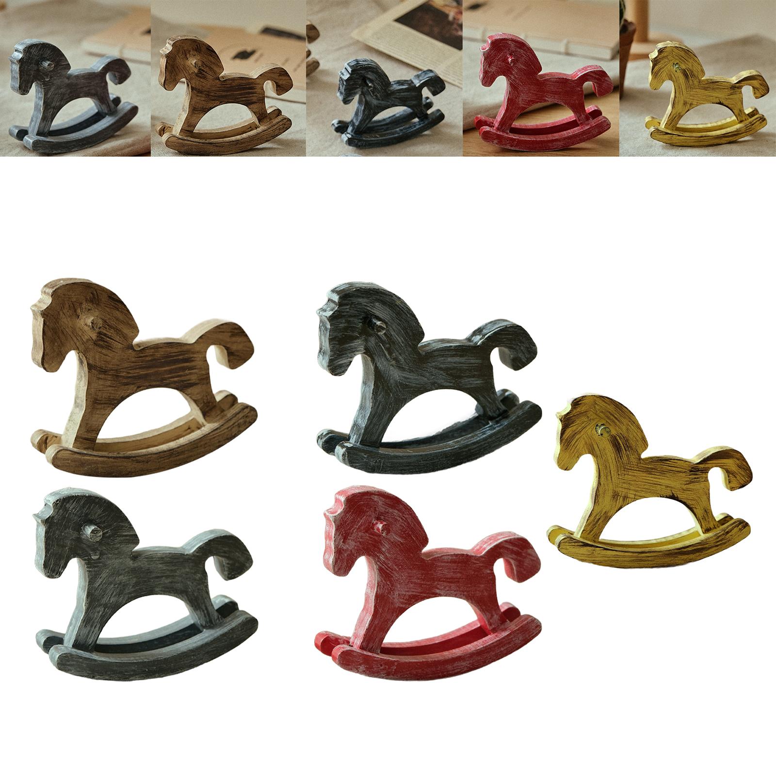 Ahşap Sallanan At Ev Dekorasyo - Art Craft Horse incelemesi ve fiyatı