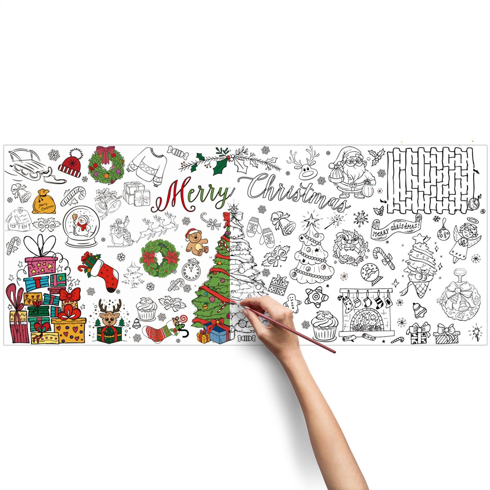 Noel Dev Boyama Posteri Boş Ka - Art And Craft For Xmas incelemesi ve fiyatı