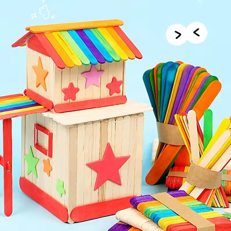 Renkli Dondurma Çubukları Doğa - Art Craft With Ice Cream Stick incelemesi ve fiyatı