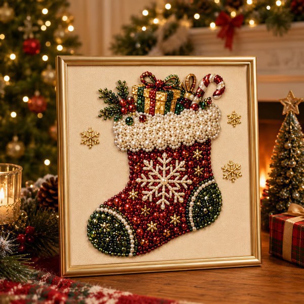 Noel 3D İnci Sanatı DIY Kiti N - Art And Craft For Xmas incelemesi ve fiyatı