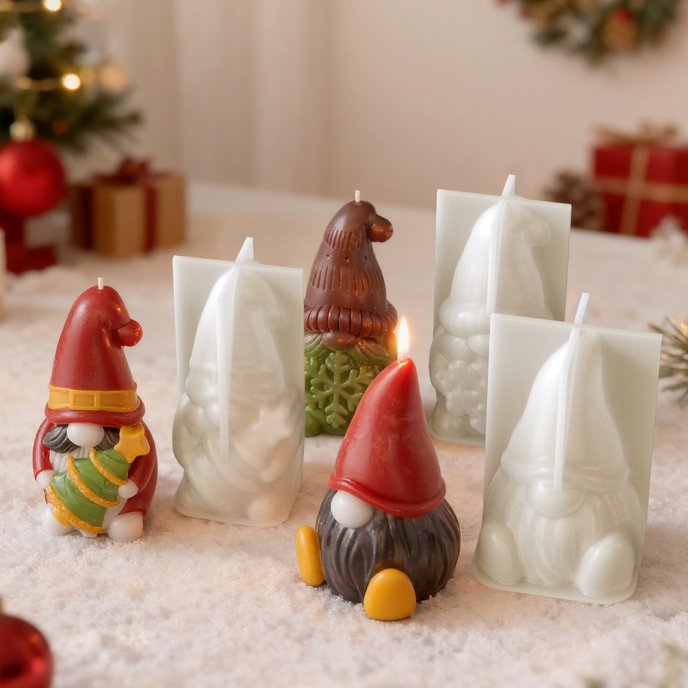 Noel Cüceleri Silikon Mum Kalı - Art And Craft For Xmas incelemesi ve fiyatı