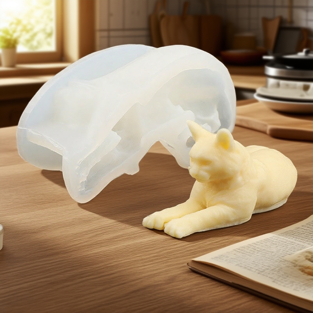 Yaratıcı Yatan Kedi Silikon Ka - Art Craft Horse incelemesi ve fiyatı