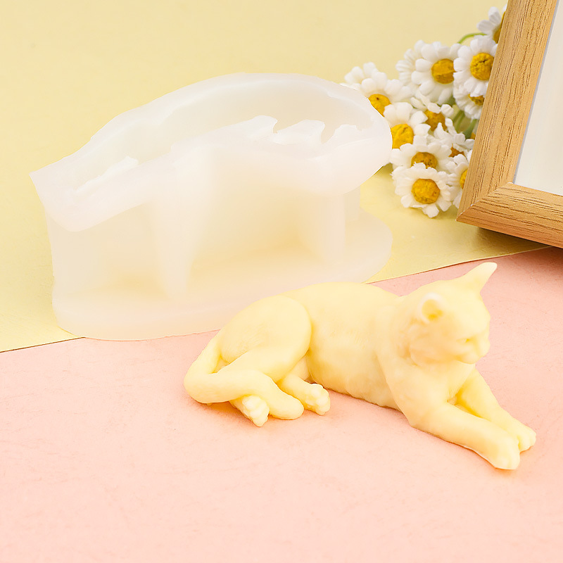 Yaratıcı Yatan Kedi Silikon Ka - Art Craft Horse incelemesi ve fiyatı