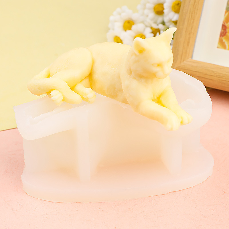 Yaratıcı Yatan Kedi Silikon Ka - Art Craft Horse incelemesi ve fiyatı