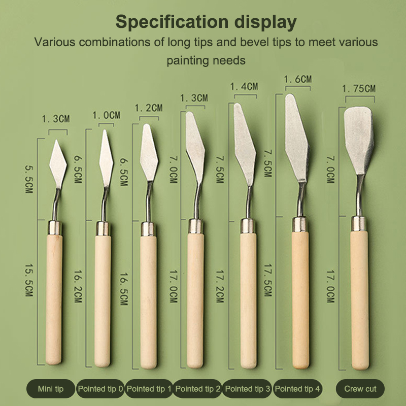 ★ ▲ 7 adet/takım Paslanmaz Çel - Painting Knife Palette incelemesi ve fiyatı