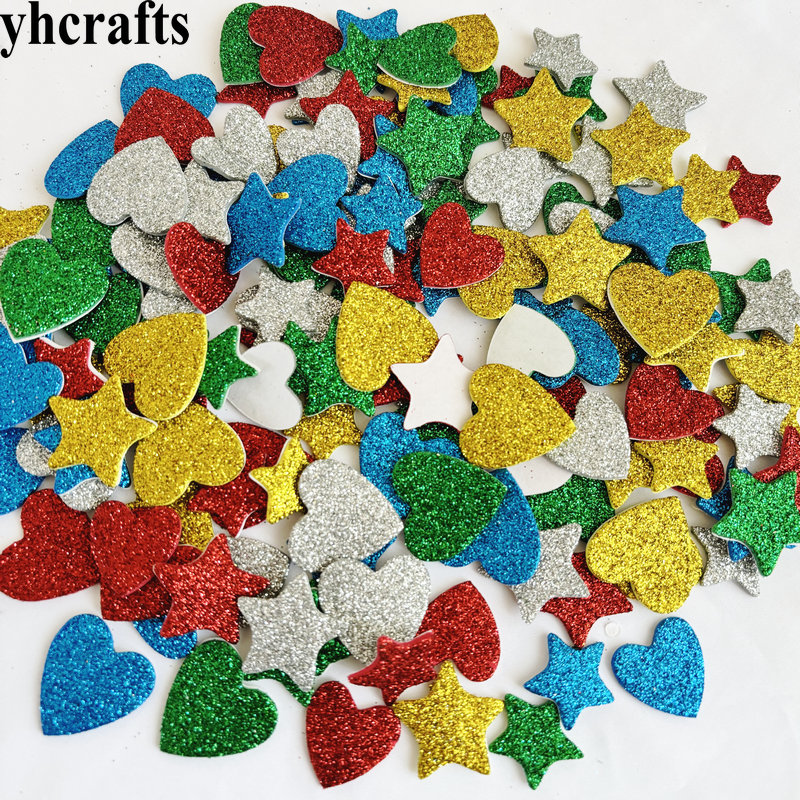 150 adet/grup. Glitter yıldız  - Art And Craft For Xmas incelemesi ve fiyatı
