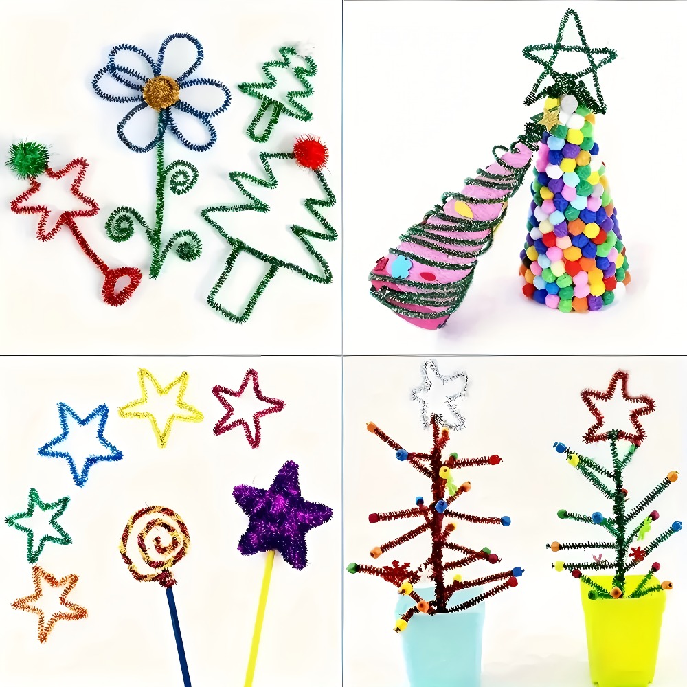 100 Adet 30cm Parlak Peluş Pip - Art Craft Earth Day incelemesi ve fiyatı