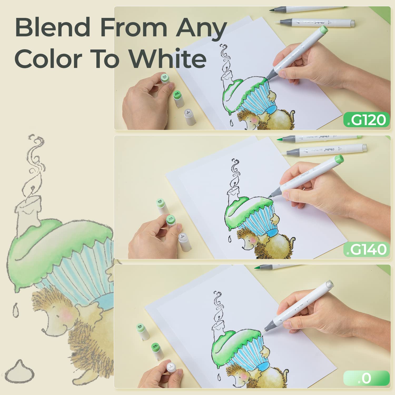 Ohuhu Honolulu Renksiz Blender - Art Craft Blend incelemesi ve fiyatı