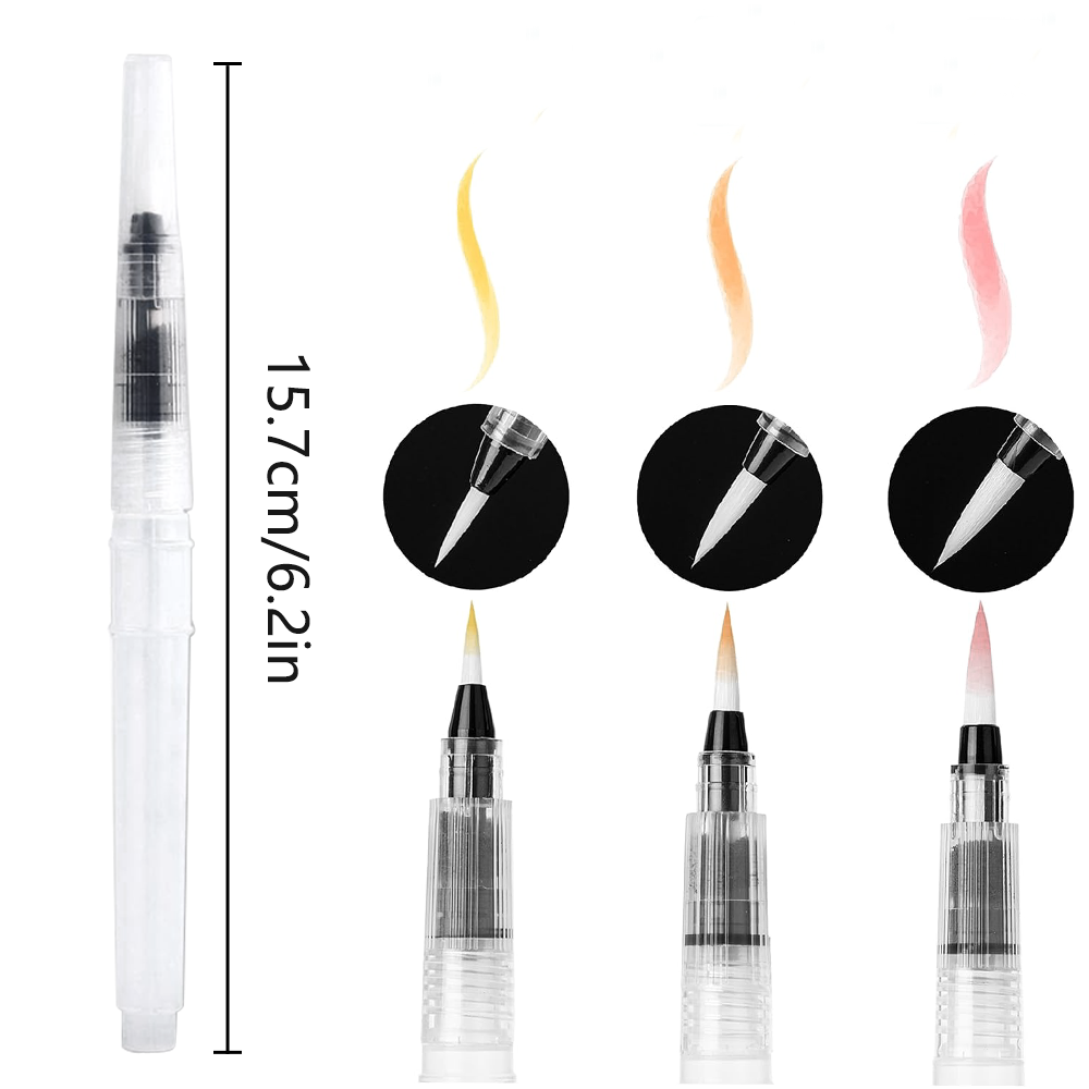 3/36 adet su fırçası kalemi, d - Gouache Paint Set incelemesi ve fiyatı