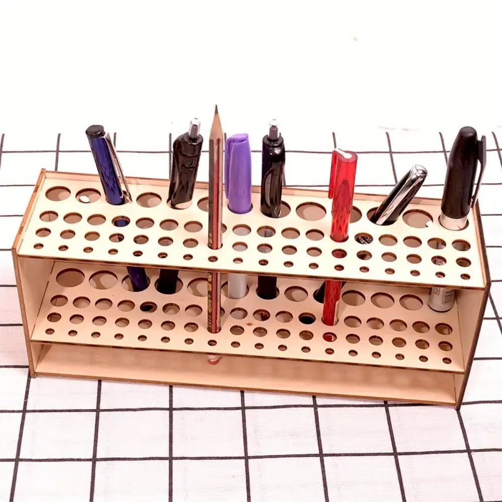 67 Yuvalı Ahşap Fırça Tutucu P - Art Craft Japan incelemesi ve fiyatı