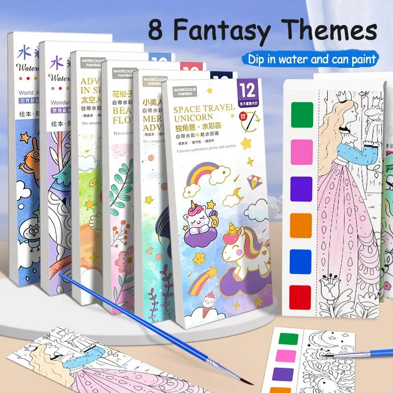 Taşınabilir Suluboya Kitap Set - Gouache Paint Set incelemesi ve fiyatı