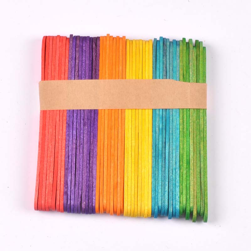 50 adet/grup doğal ahşap ve re - Art Craft With Ice Cream Stick incelemesi ve fiyatı