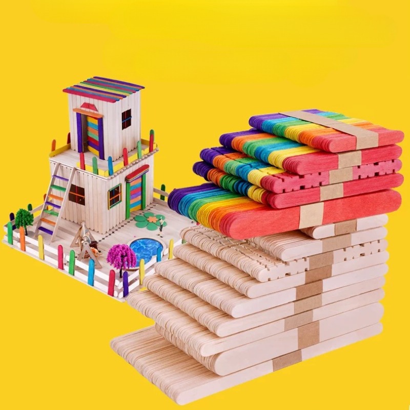 100 adet Dondurma Popsicle Çub - Art Craft With Ice Cream Stick incelemesi ve fiyatı